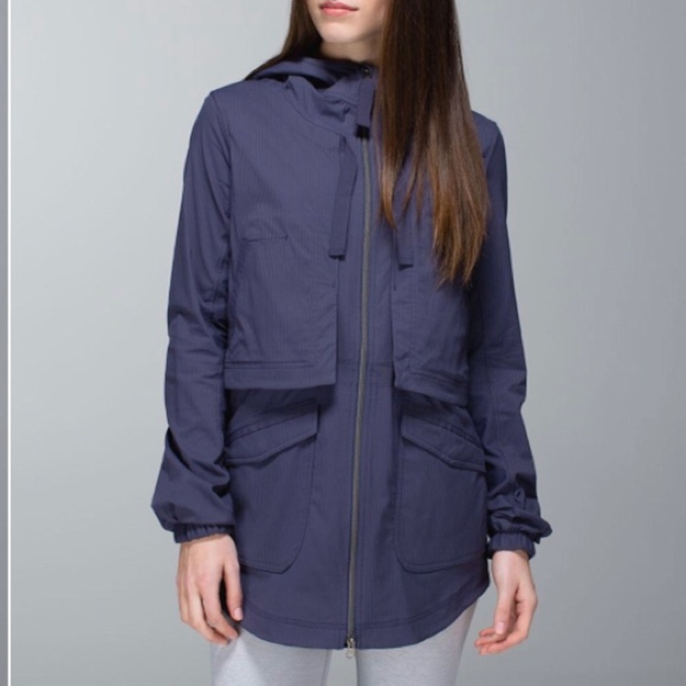 LULULEMON Yogi Anorak Jacket- Cadet Blue